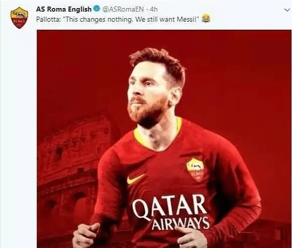 关于罗马新援首秀火热,表现获得主帅肯定的信息 关于罗马新援首秀火热,表现获得主帅肯定的信息